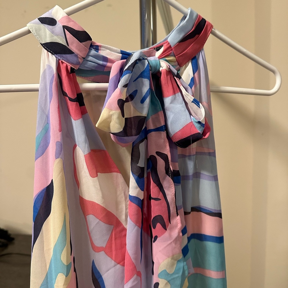 Entro Multicolor Abstract Dress - Picture 3 of 3